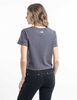 Polera Con Estampado Manga Corta Mujer Soviet