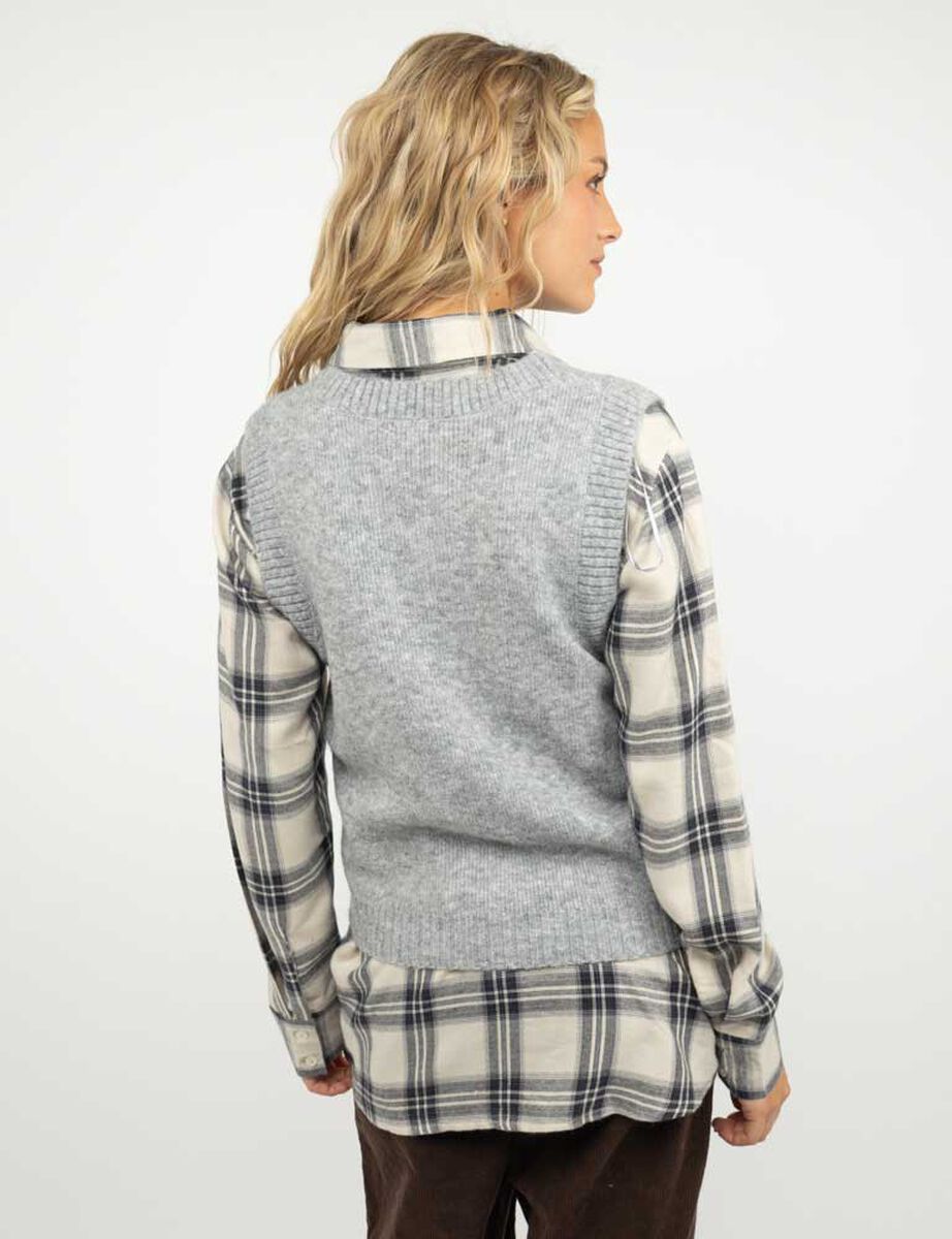 Sweater Sin Mangas Mujer Icono