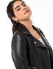 Chaqueta Biker Ecocuero Mujer Icono