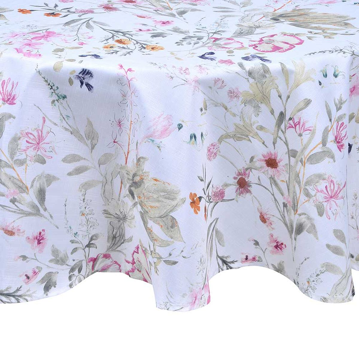 Mantel Redondo Mashini Flower 180 cm