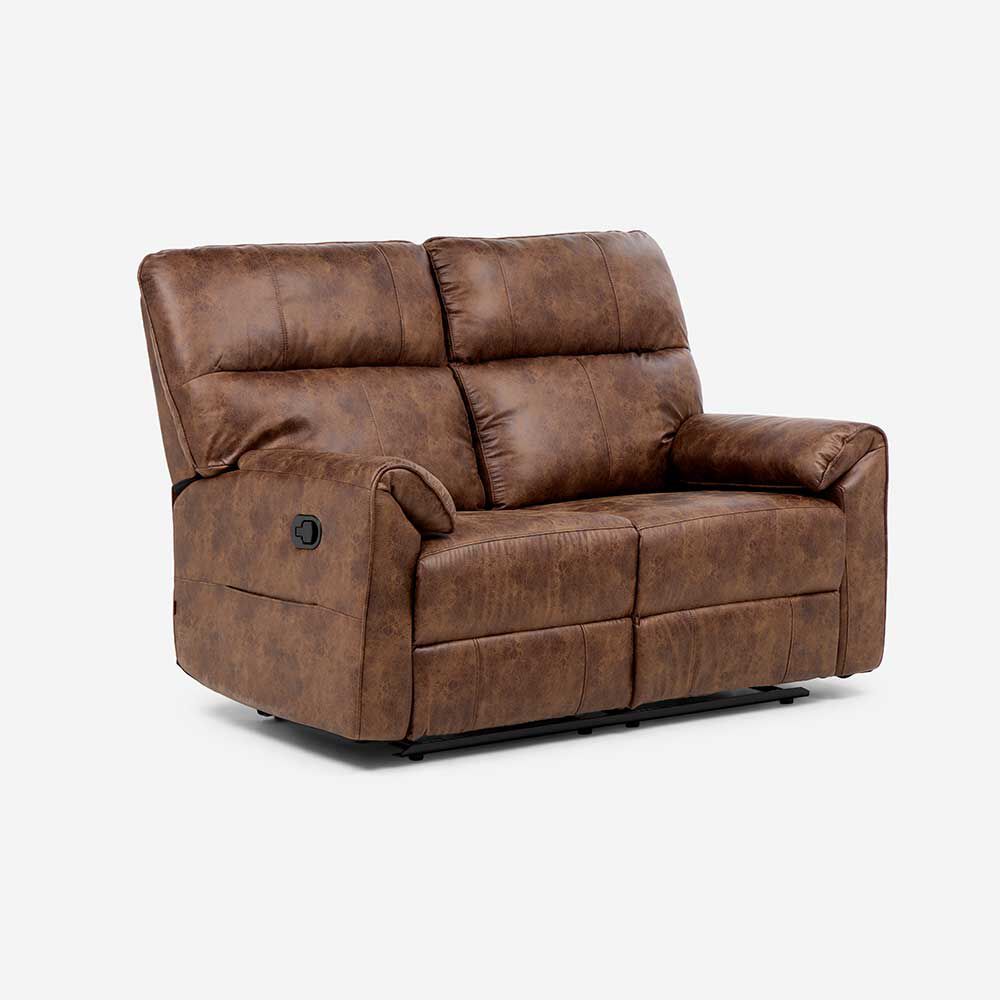 Sofá Reclinable Rosen Tolosa 2 Cuerpos Camel