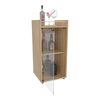 BAR BAJO THEBA 1 PUERTA VIDRIO 81,3X38,1X37,6 CM FRESNO