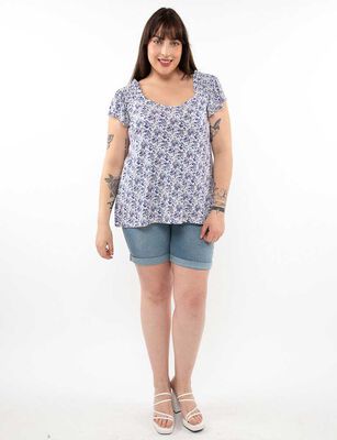 Imagen 2 del producto Polera Manga Corta Mujer Extralindas Azul, Beige, Rojo