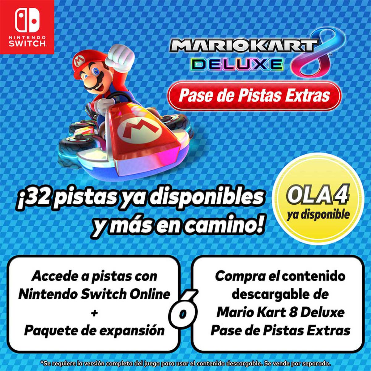 Juego Nintendo Switch Mario Kart 8 Deluxe
