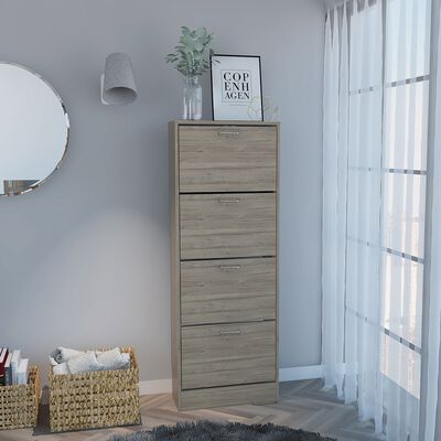 Imagen 1 del producto Zapatero TuHome Z-51 4 Cajones Duna/Blanco