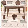 Mesa de Comedor Tuhome Torino Avellana