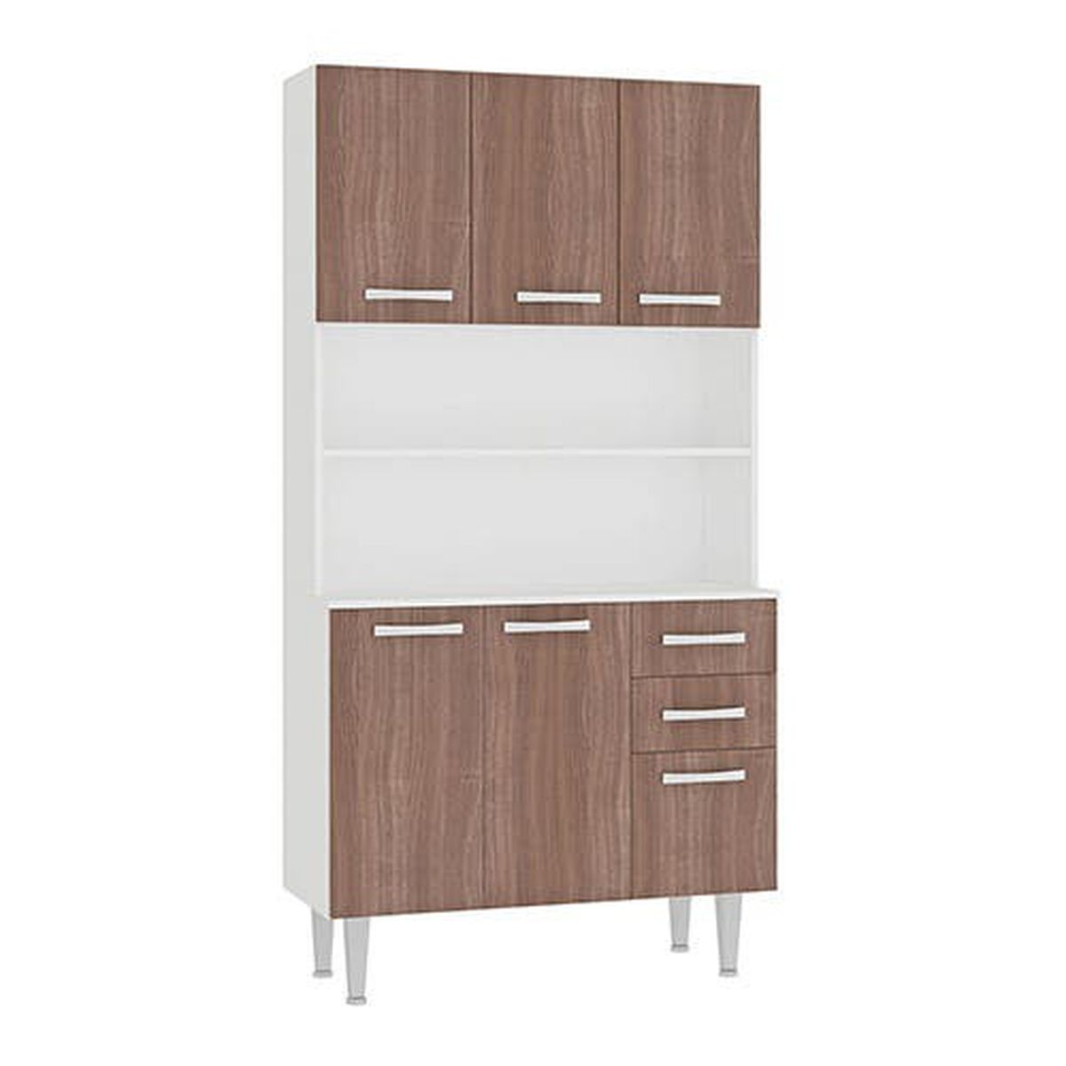 Mueble de Cocina Aaa Design KT121 2 Cajones 6 Puertas Blanco Teka