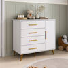 C&oacute;moda Di Poretti Design Kids 4 Cajones 1 Puerta Blanco