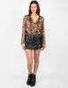 Falda Short Corto Ecocuero Mujer Fiorucci