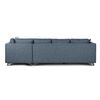 Sofá Seccional Derecho Rosen Carter 3-1 Cuerpos Denim