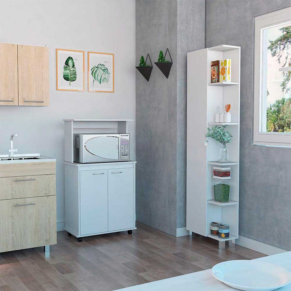 TUHOME Combo Kitchen 1 Mueble Microondas + Optimizador