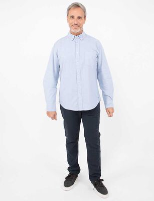 Imagen 2 del producto Camisa Manga Larga Hombre Portman Club Celeste, Ecru, Verde