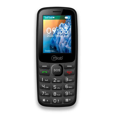 Imagen 2 del producto Telefono Senior MLAB 9387 4G 2.4” Negro
