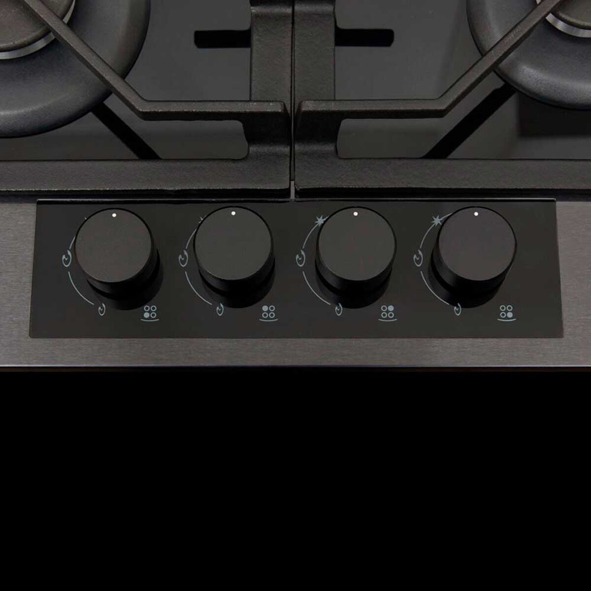 Encimera a Gas FDV Signature 60 4 Quemadores Negro