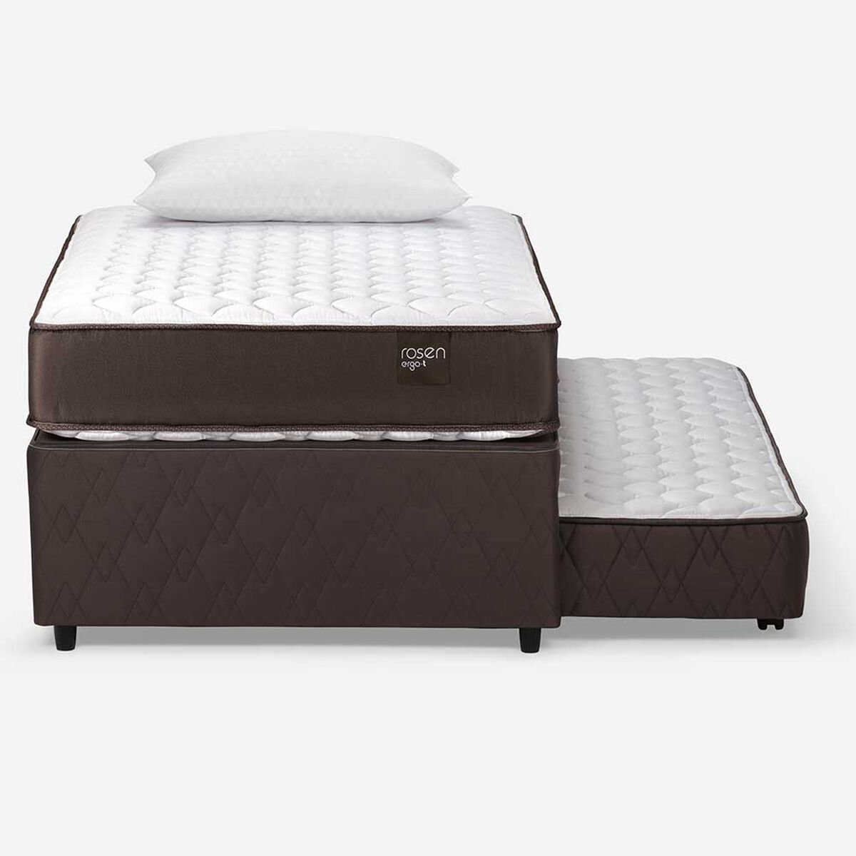 Cama Nido Rosen 1,5 Plazas Ergo T + Almohada Light Americana