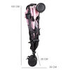 Coche Paragua Bebe Khronos Plegable Compacto Rosado Bebesit