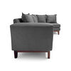 Seccional Derecho Living Factory Berlin 4 Cuerpos Gris