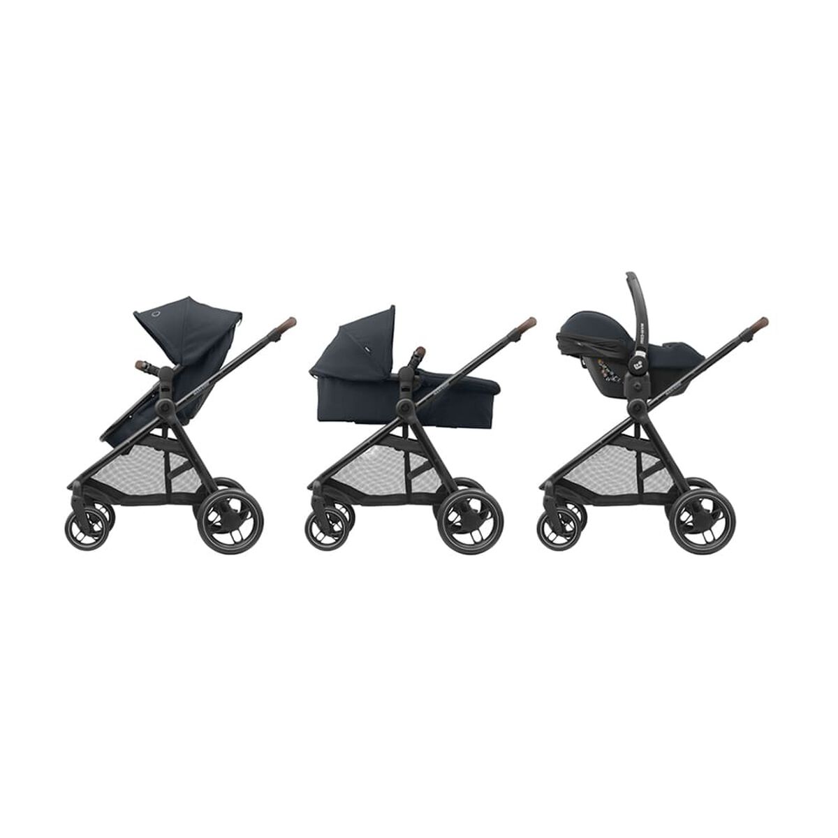 Coche Travel System Zelia 3 Essential Graphite Maxi-Cosi
