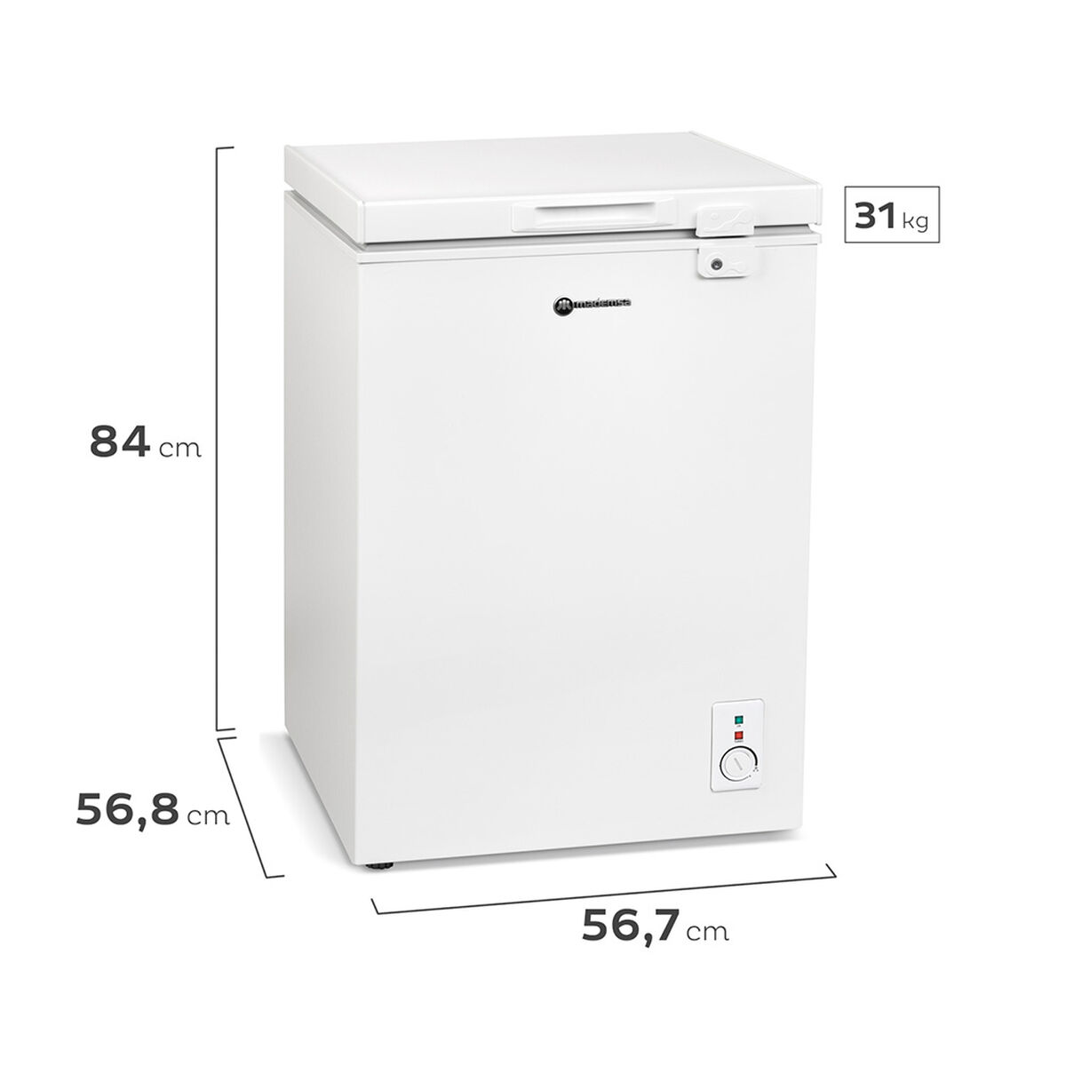 Freezer Horizontal Mademsa M100 99 lt