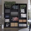 2 Estantes + Estante 4 Repisas TuHome Home Wengue