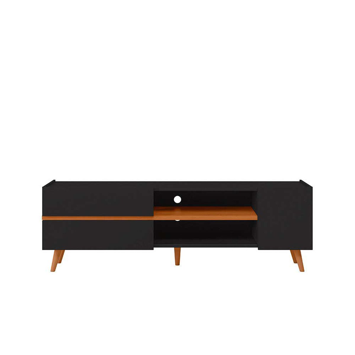 Rack TV Purus Altavision Hasta 65" Negro y Café