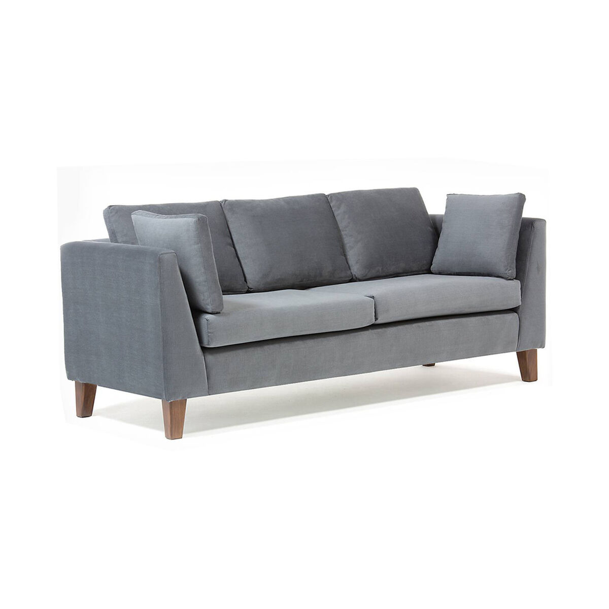 Sofá Barra Design Estocolmo 3 Cuerpos Gris