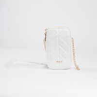 Porta Celular Blanco Icono