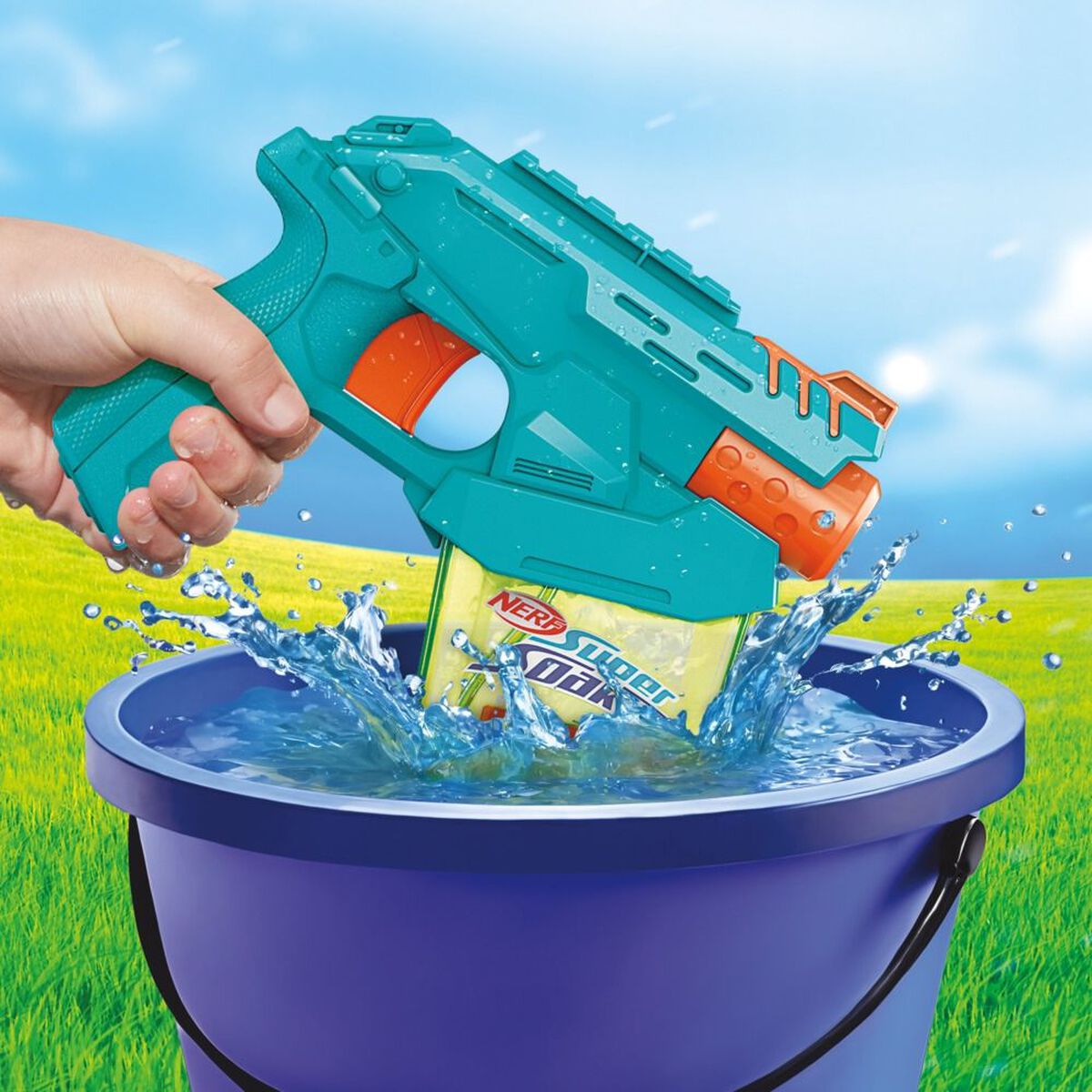 Lanzador de Agua Super Soaker Dunk-Fill Mini Nerf