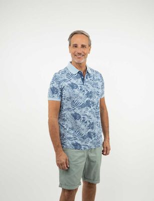 Imagen 1 del producto Polera Piqué Manga Corta Hombre Portman Club Celeste, Coral, Navy, Negro, Verde