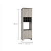 Bar TuHome Bi Color Ceniza Wengue 2 Puertas