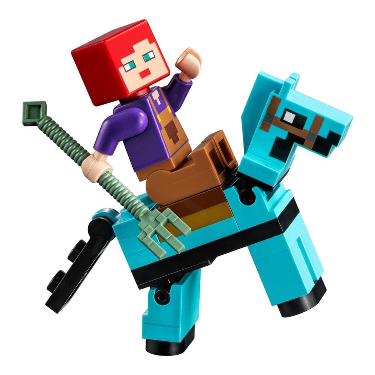 Bloques Lego El Establo de Los Caballos 241 Piezas Minecraft