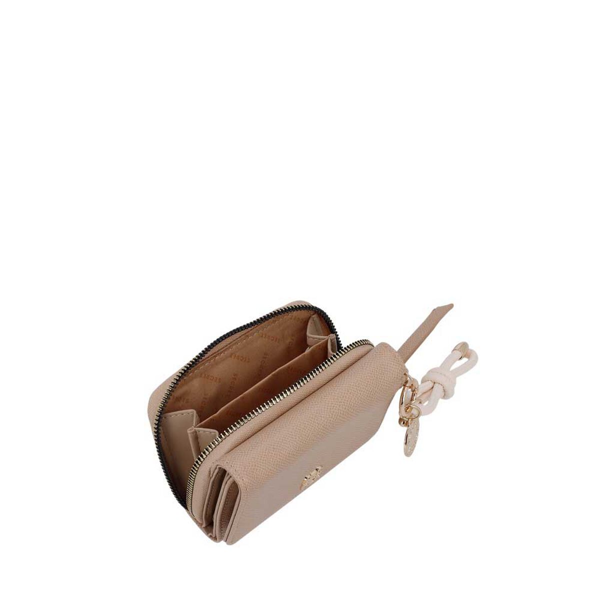 Billetera de Mujer Secret Kansas SC7 Peque&ntilde;a Beige