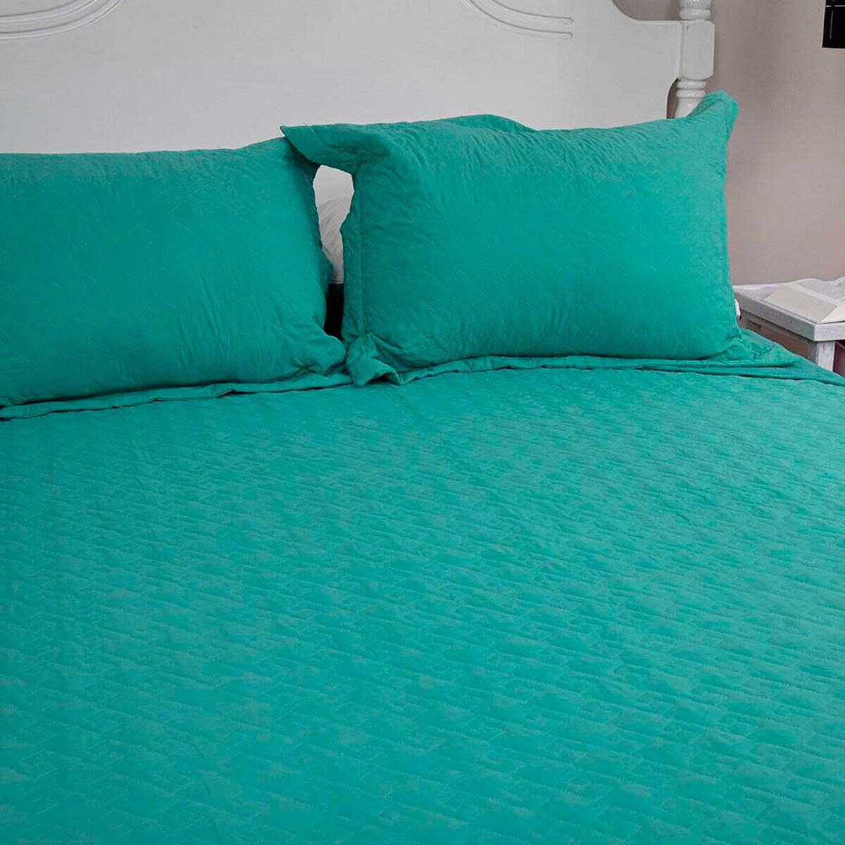 Quilt Doral 2 Plazas Menta Velvety