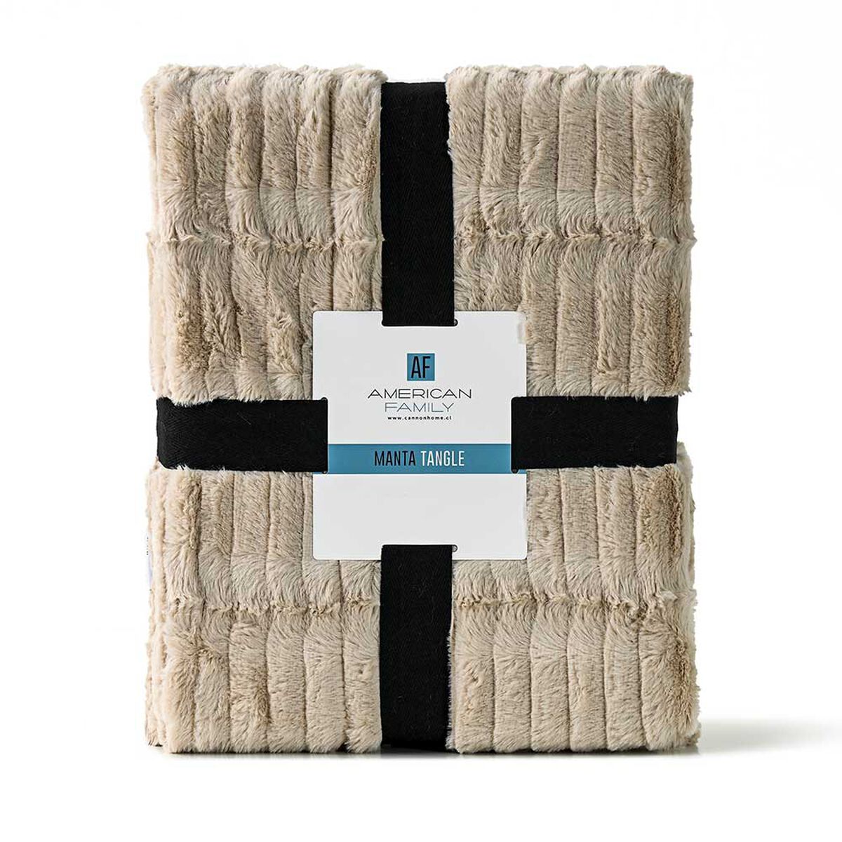 Manta American Family Piel Tangle Beige 127x152 cm
