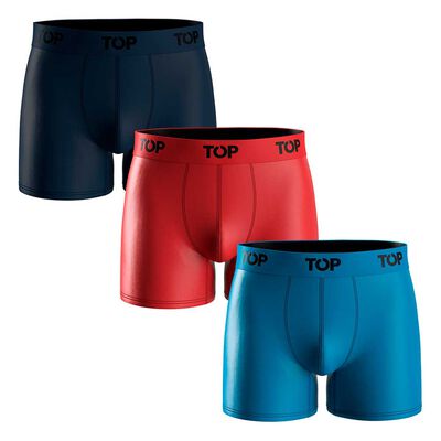 Imagen 1 del producto Pack 3 Bóxer Medio Microfibra Hombre Top Color-X3