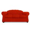 Juego de Living Elegant Detail Marsella Sofá 3 Cuerpos + Sofá 2 Cuerpos Rojo