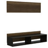 Panel TV TuHome Classic Caramelo / Wengue Hasta 60"