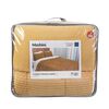 Plumón Corduroy Coral Sherpa Mashini 2 Plazas Liso Amarillo