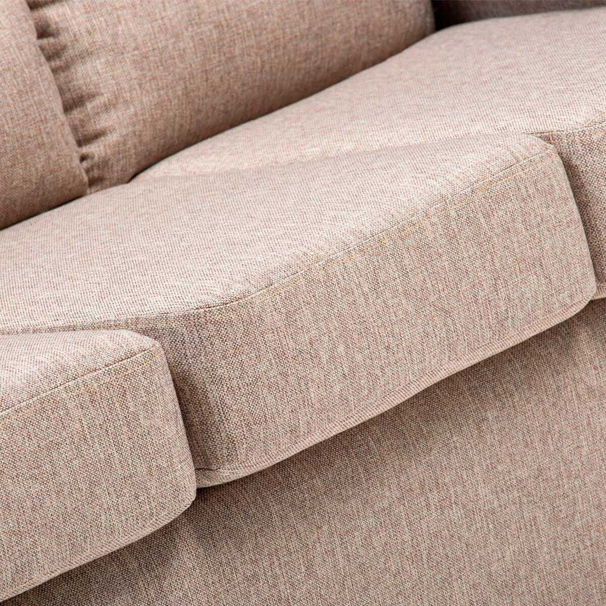 Juego de Living Cabsur Zeus Sofá 3 Cuerpos + Sofá 2 Cuerpos Tela Beige