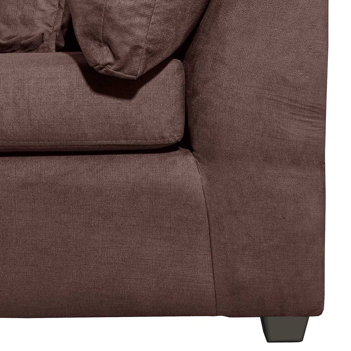 Sof&aacute; Seccional Izquierdo Innovamuebles Atalanta 4 Cuerpos Chocolate