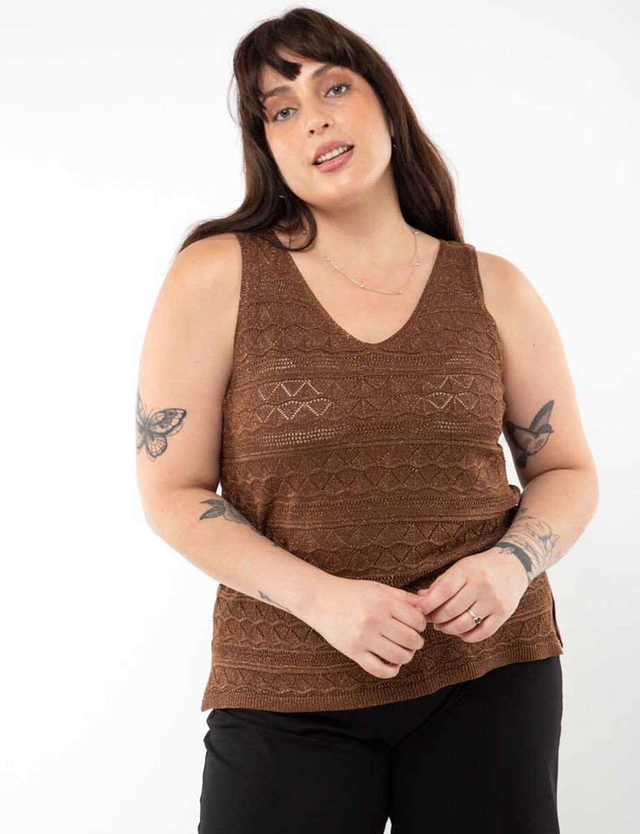 Polera Sin Mangas Mujer Extralindas