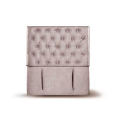 Respaldo Latam Home 1,5 Plazas Florencia Cuero Gris