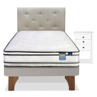 Cama Europea Flex 1,5 Plazas Innova