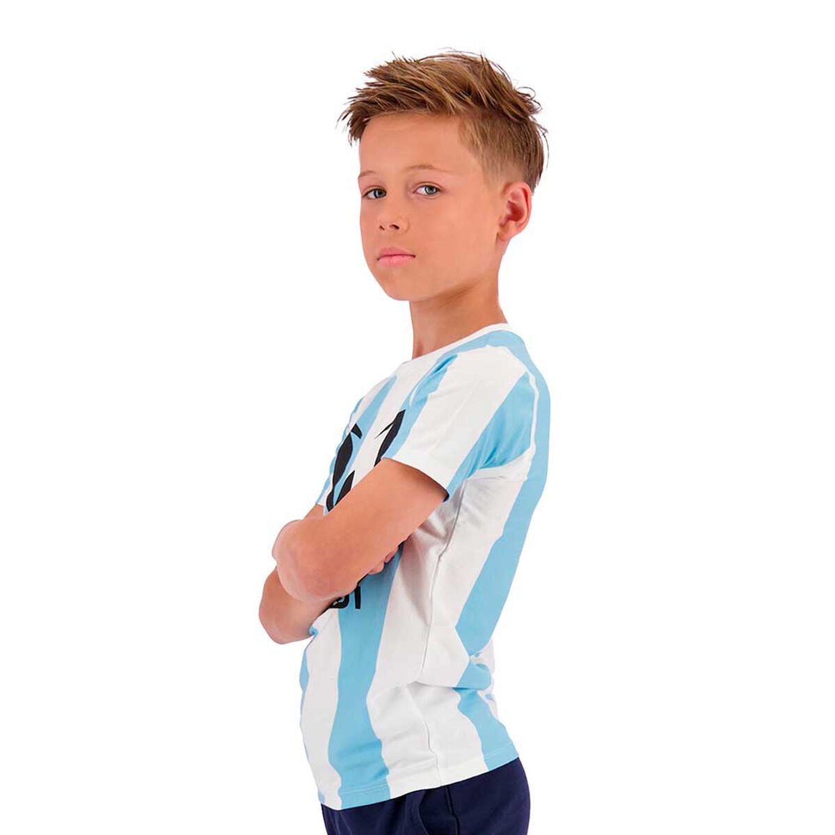 Polera Deportiva de Algodón Infantil Messi