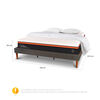 Cama Europea Curve CIC King Bee Comfort + Almohadas + Plum&oacute;n