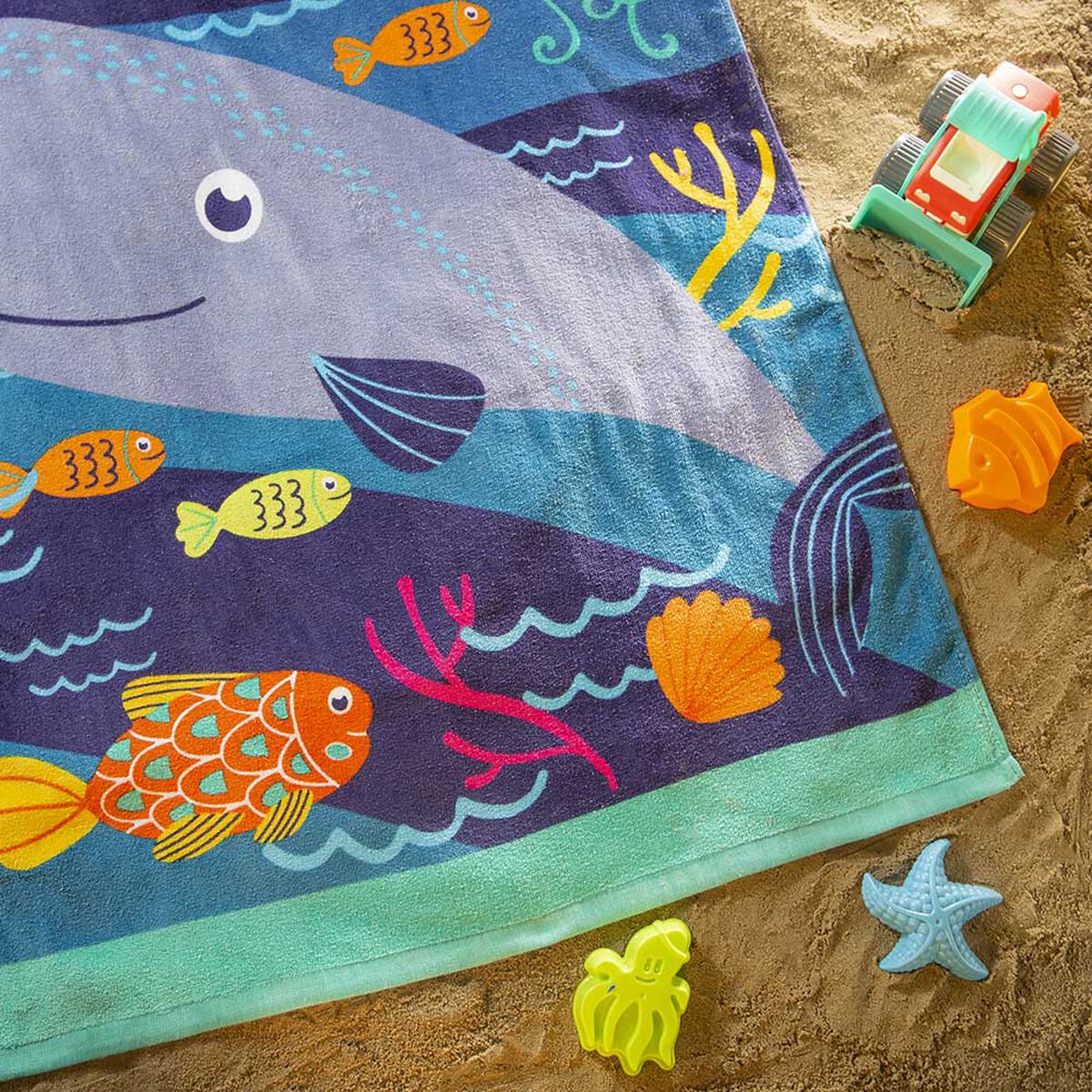 Toalla de Playa Infantil con Bolso Casanova Kids Kiddo 70 x 140 cm