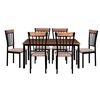 Juego de Comedor Universal Market Alabama Café 6 Sillas