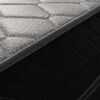 Cama Europea Celta 1 Plaza Atlantis Black + Respaldo Asturias