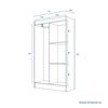 Clóset CIC Bagua 4 Puertas Blanco