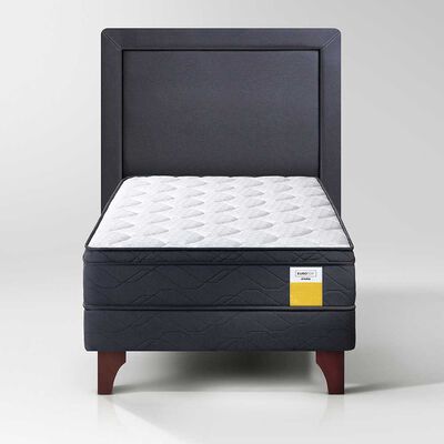 Imagen 2 del producto Cama Europea Drimkip 1 Plaza Eurotop + Respaldo